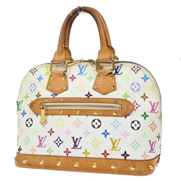 Louis Vuitton Handbags - LOUIS VUITTON LV Logo Alma Hand Bag Monogram Multi Color White M92647 20FC099
